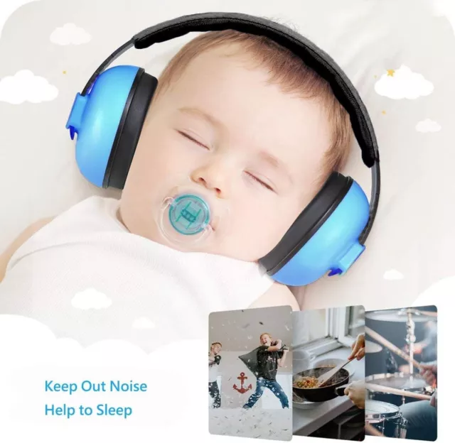 Iwinna Baby Ear Defenders Noise Cancelling Headphones for Babies 1 Month to 2