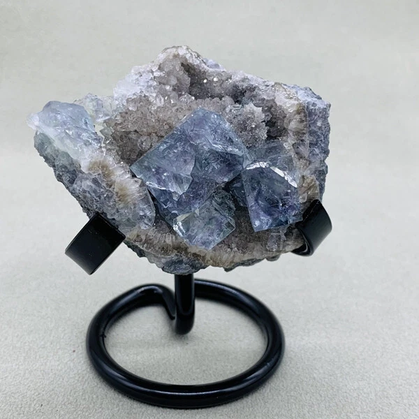 103g Natural Green fluorite Quartz Crystal Cluster mineral specimens healing+sta