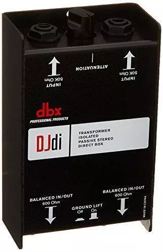 dbx DJDI Passive 2-Kanal-Direktbox mit Line-Mixer 2