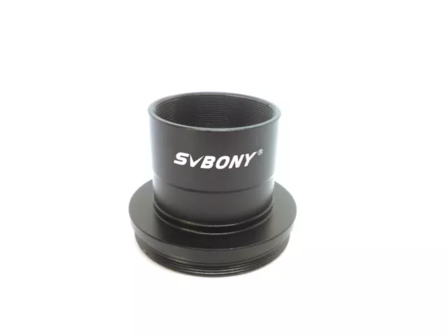 SVBONY 1.25 INCH TELESCOPE EYEPIECE to T2 UNIVERSAL T-MOUNT ADAPTER TUBE