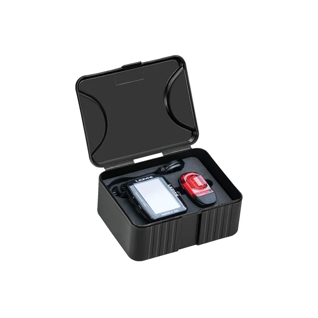 Lezyne Mega XL Smart geladenes Fahrrad GPS Computer schwarz