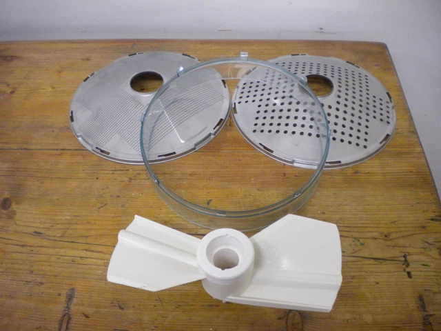 MOULINEX OVATIO 3 Super Duo Processor Maxipress Pallet,2 Discs & Crown ...