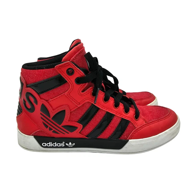 adidas originals mens hard court hi big logo