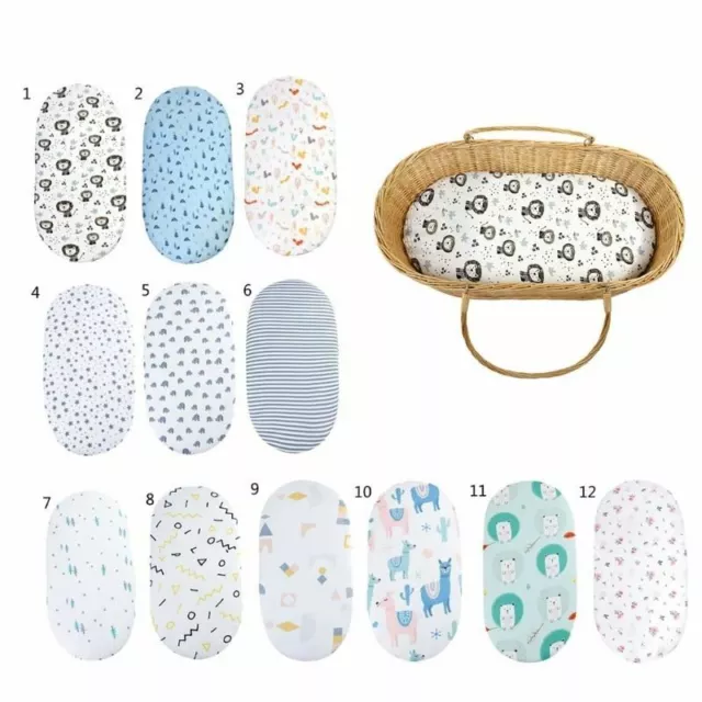 Newborn Mattress Crib Sheet Baby Diaper Changing Pad Bedding Cartoon Printed