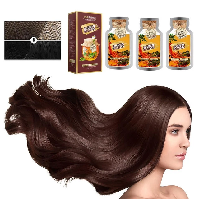 Natural Plant Hair Dye Bubble New Botanical Based Hair NEW Q 2023 Dye Color 9CK5
