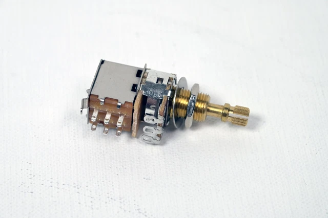 Potentiomètre de tonalité pour guitare 500k Interrupteur à rebondissement