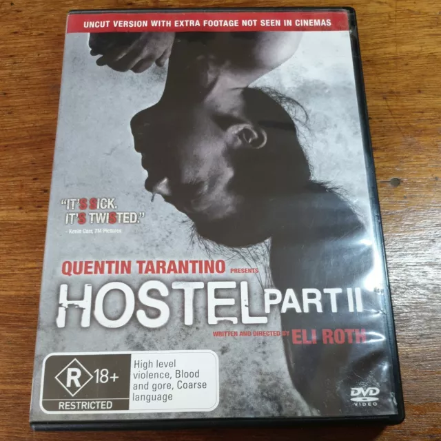 Hostel Part 2 DVD R4 LIKE NEW FREE POST