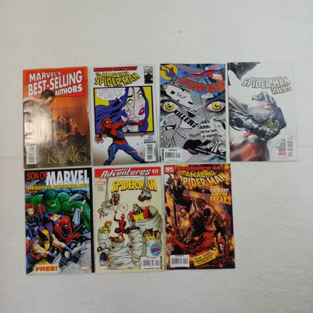 Comic books lot of 7 Marvel amazing Spider-Man Misc promos 2099