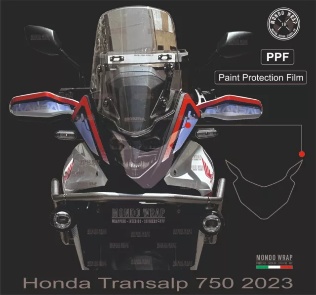 Kit PPF protezione faro Honda Transalp XL 750 2023