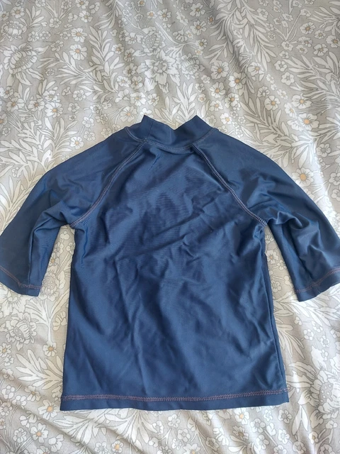 Gilet da nuoto rash top nuoto navy età 4-5 anni