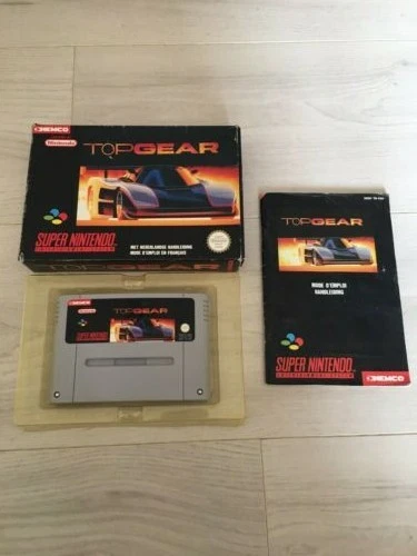 Top Gear Super Nintendo Snes Pal Fah Bon Etat Complet