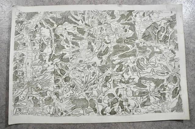 CASSINI CARTE IN PLANO 630mm X 950 mm, 1808, TREVES  , n°141, 5 M,