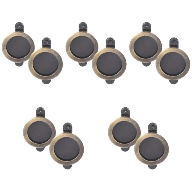 10 piezas Cubiertas únicas prácticas para orificios de puerta Peep Hole privacidad para el hogar