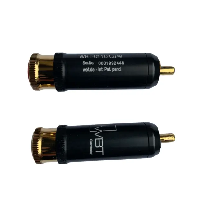 WBT-0110 Cu Pure Copper nextgen RCA connector (Set of 2)