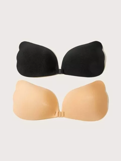 Reggiseno Invisibile Senza Spalline Aderente Super Push Up Bra  Schiena Nuda