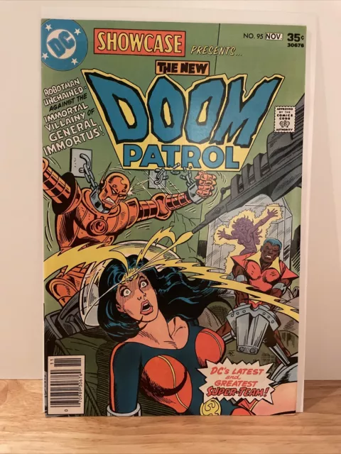 -NM SHOWCASE #95 2ND NEW DOOM PATROL! BRONZE AGE DC COMICS 1977! Not Cgc 9.4 9.2