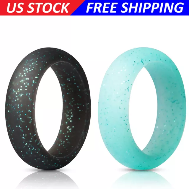 SILICONE WEDDING RING Women Rubber Band by LiveLife BOGO  ~ Pick 2 Colors