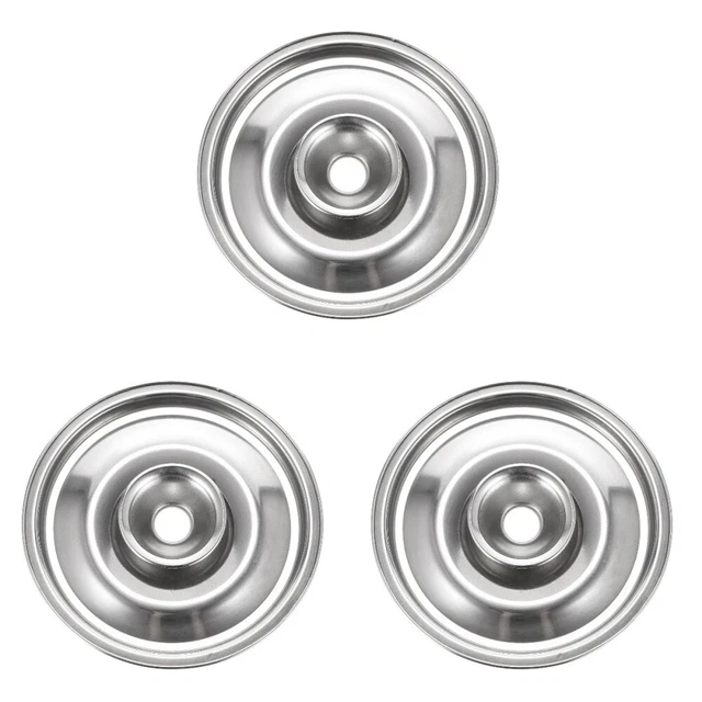 3 Pc Couvrir Culasse En Acier Inoxydable Cuiseur À Bacon Mini Pot Pot Mason