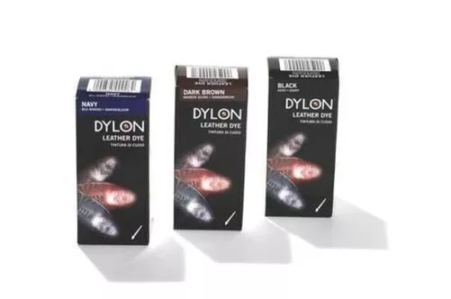 ' Dylon ' Zapatos de Cuero Tinte Con Cepillo Aplicador 50ml