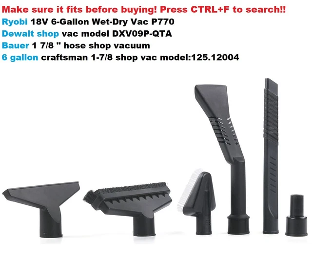 Vacuum Attachment Kit For Use Fit For All Brands Listed