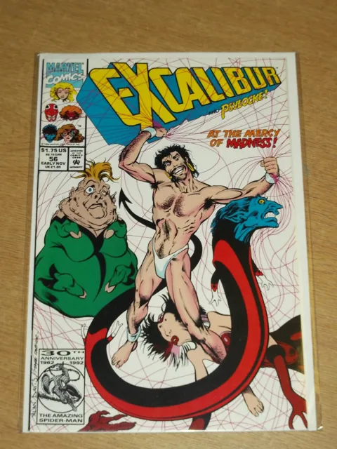 Excalibur #56 Vol 1 Marvel Captain Britain Alan Davis Art November 1992