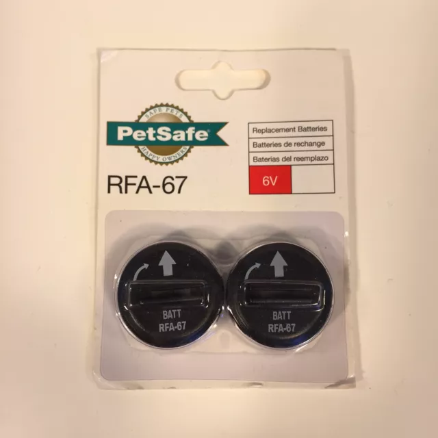 PetSafe RFA-67 (RFA-67D-11) Replacement 6-Volt Battery 2pk