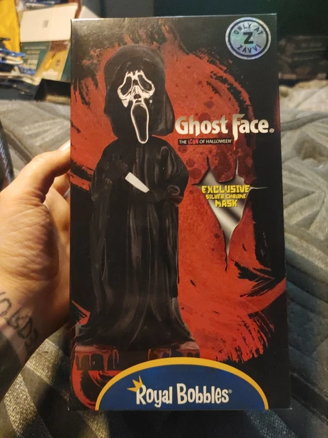 GhostFace Royal Bobbles Chrome  exclusive ONLY 600 EXIST ghost face Scream Rare!