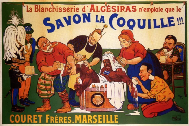 Soap Advertising Bath Savon Coquille Marseille French Vintage Poster Repro