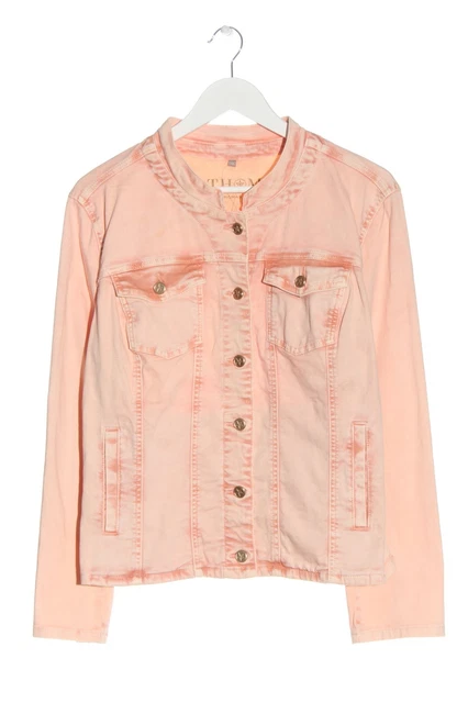 THOM Giacca denim Donna Taglia IT 46 rosa stile casual