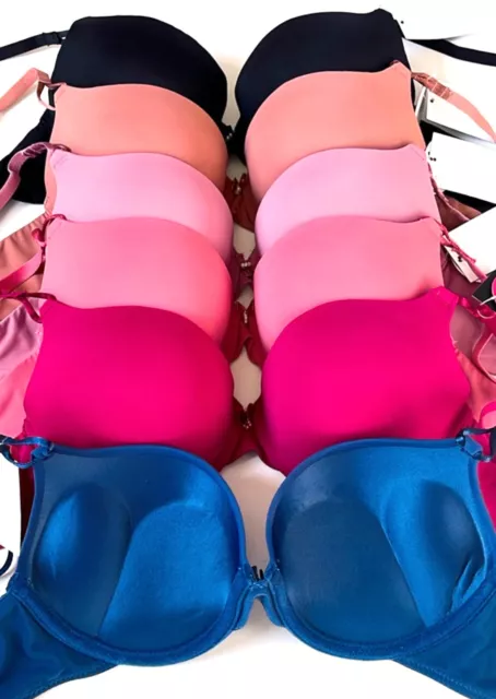 Women Bras Sexy Lace Front Closure Brassiere Push Up Wireless Lingerie  Bralette