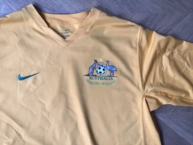 Australia Home  Football Shirt Jersey 2006/08 World Cup Nike Harold Bishop 3