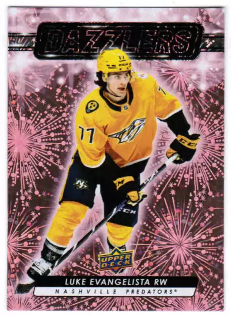 23/24 2023 UPPER DECK SERIES 2 HOCKEY DAZZLERS PINK CARDS DZ-XX U-Pick List