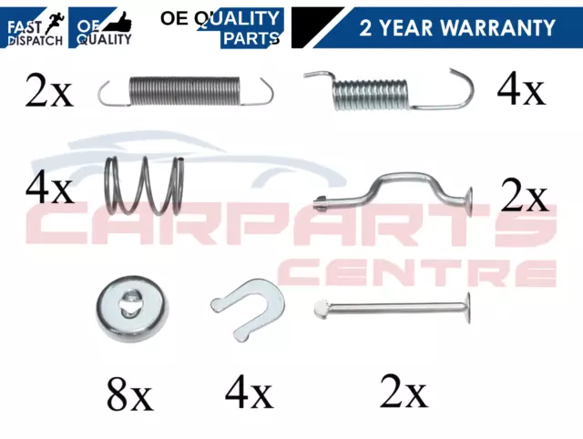 For Toyota Celica 2.0 Gt Rear Handbrake Parking Brake Shoes Fitting Kit 89-98