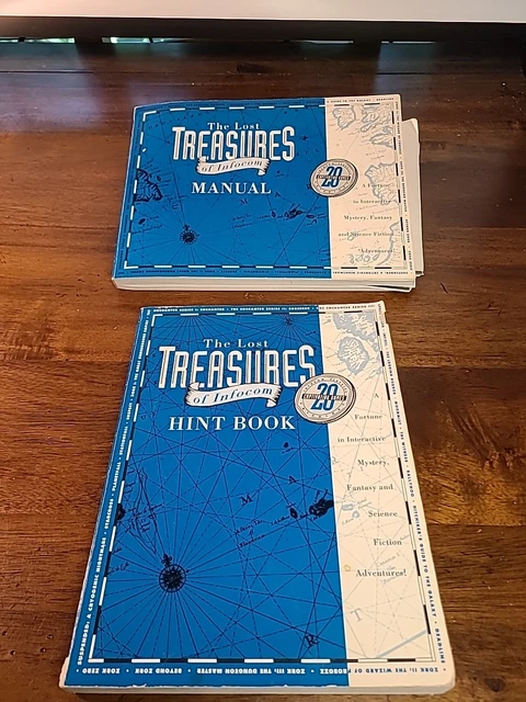 THE LOST TREASURES OF INFOCOM Manual and Hint Book