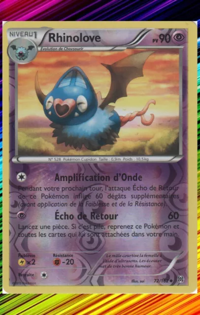 Rhinolove Reverse - XY8:Impulsion Turbo - 72/162 - Carte Pokemon Neuve Française