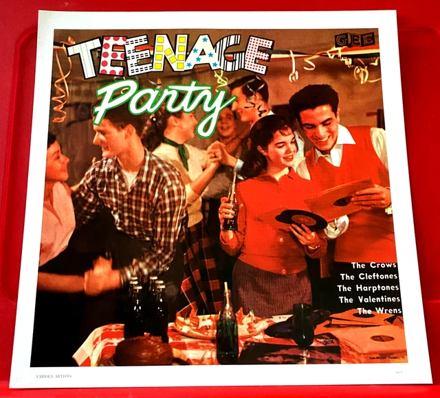 THE CROWS/CLEFTONES/WRENS+ TEENAGE Party Album Cover Art PICTURE ...