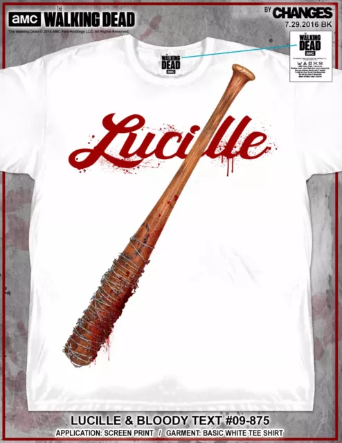 Negan batte de baseball Lucille Walking Dead - En mousse rigide 82cm Neuve