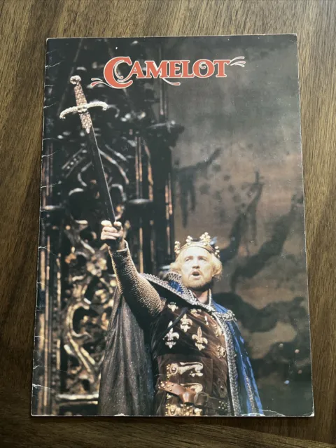 Richard Harris "CAMELOT" Lerner & Loewe Squire 1982 London Program +Ticket Stubs