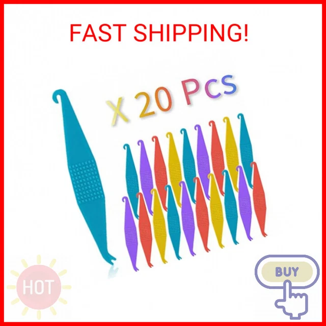 20 Pack Braces Rubber Band Tool Dental Elastic Rubber Bands Placers for Braces D