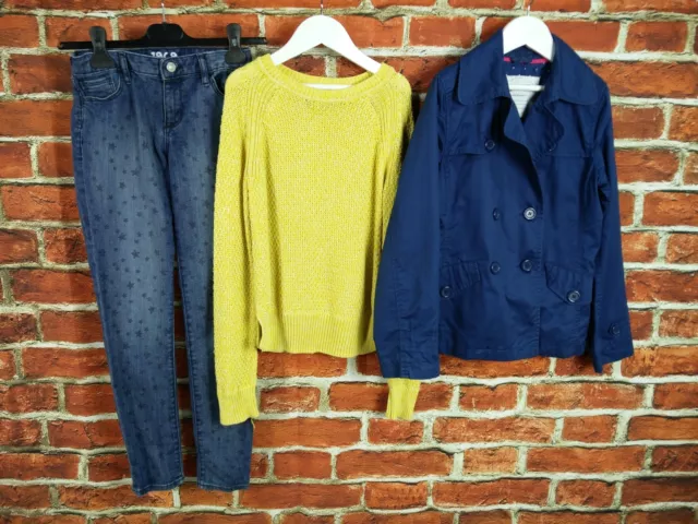 Pacchetto Ragazze Età 10-11 Anni Giacca Gap Pullover Jeans Skinny Maglia Estiva 146Cm