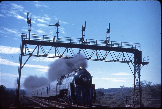 B&O Baltimore & Ohio steam action duplicate slide