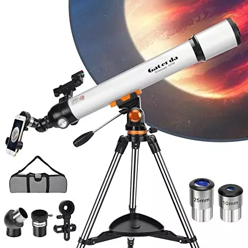 Gaterda Teleskop Astronomie, Teleskope fr Erwachsene, 70mm ffnung und 700mm Bren