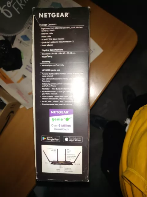 Netgear Nighthawk X4S ADSL-VSDL AC2600 WiFi Modem Router D7800 2