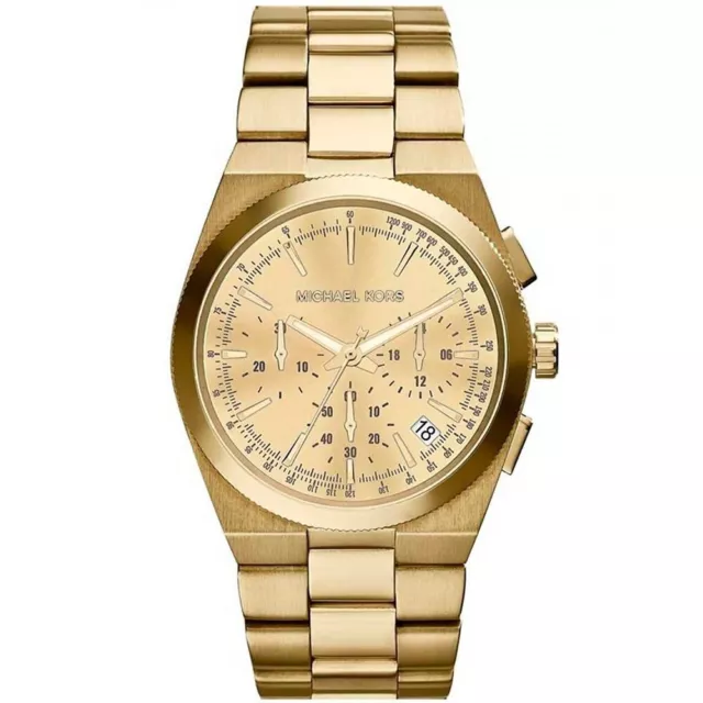 Michael Kors Women's Channing Chronograph Gold-tone Analog Watch MK5926