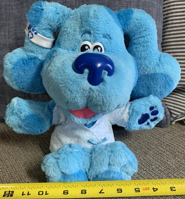 BLUES CLUES TOY Tv CheckUp Talking Dog Sounds Lights Interactive Plush