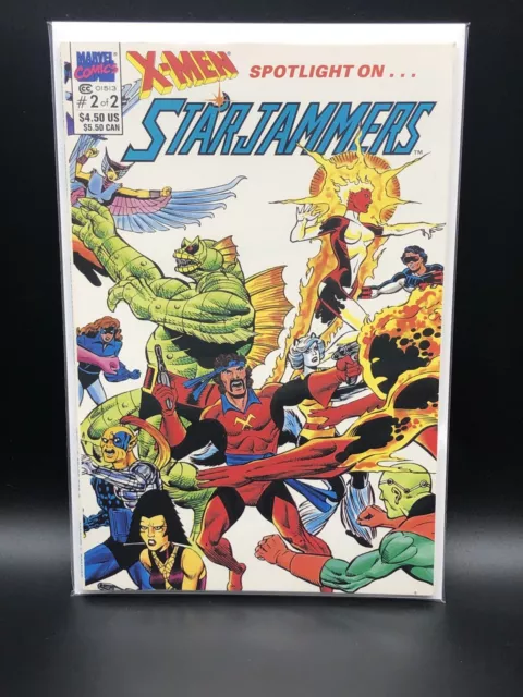 X-Men Spotlight On Starjammers 1 2 Marvel 1990 Set Series Run Lot 1-2 Nice Set 3