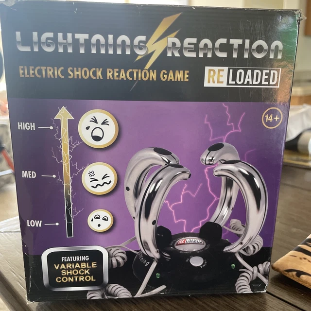 LIGHTNING REACTION RELOADED Party Game Electric Shock Reaction Game 4