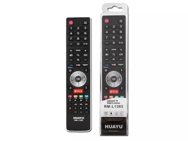 TV Télécommande de Rechange pour TV Hisense RM-L1365