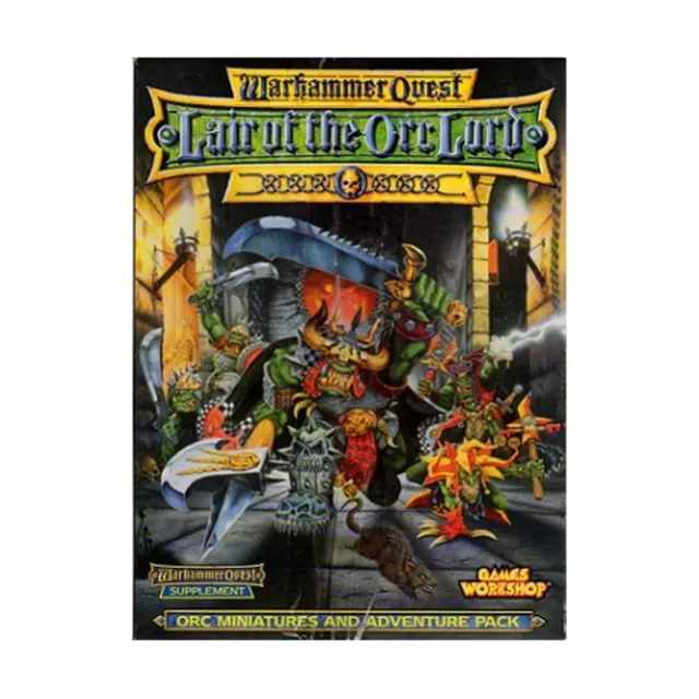 Games Workshop Warhammer Quest Lair of the Orc Lord Box VG+