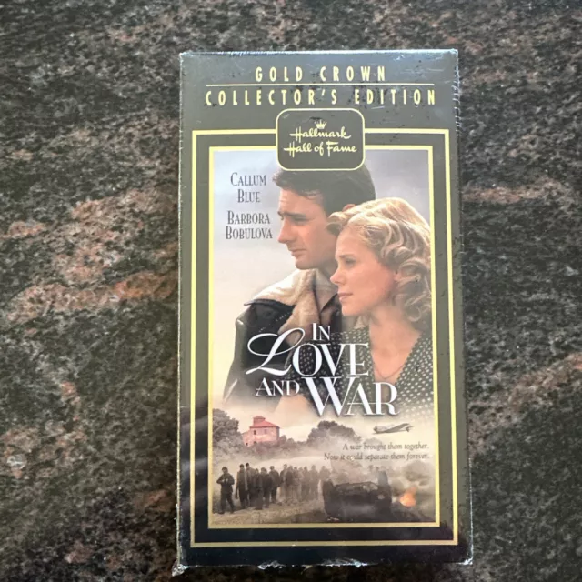 In Love and War VHS Tape Hallmark Hall of Fame British Soldier Callum Blue New